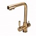 Смеситель для кухни под осмос Globus Lux GLLR-0888-BRONZE
